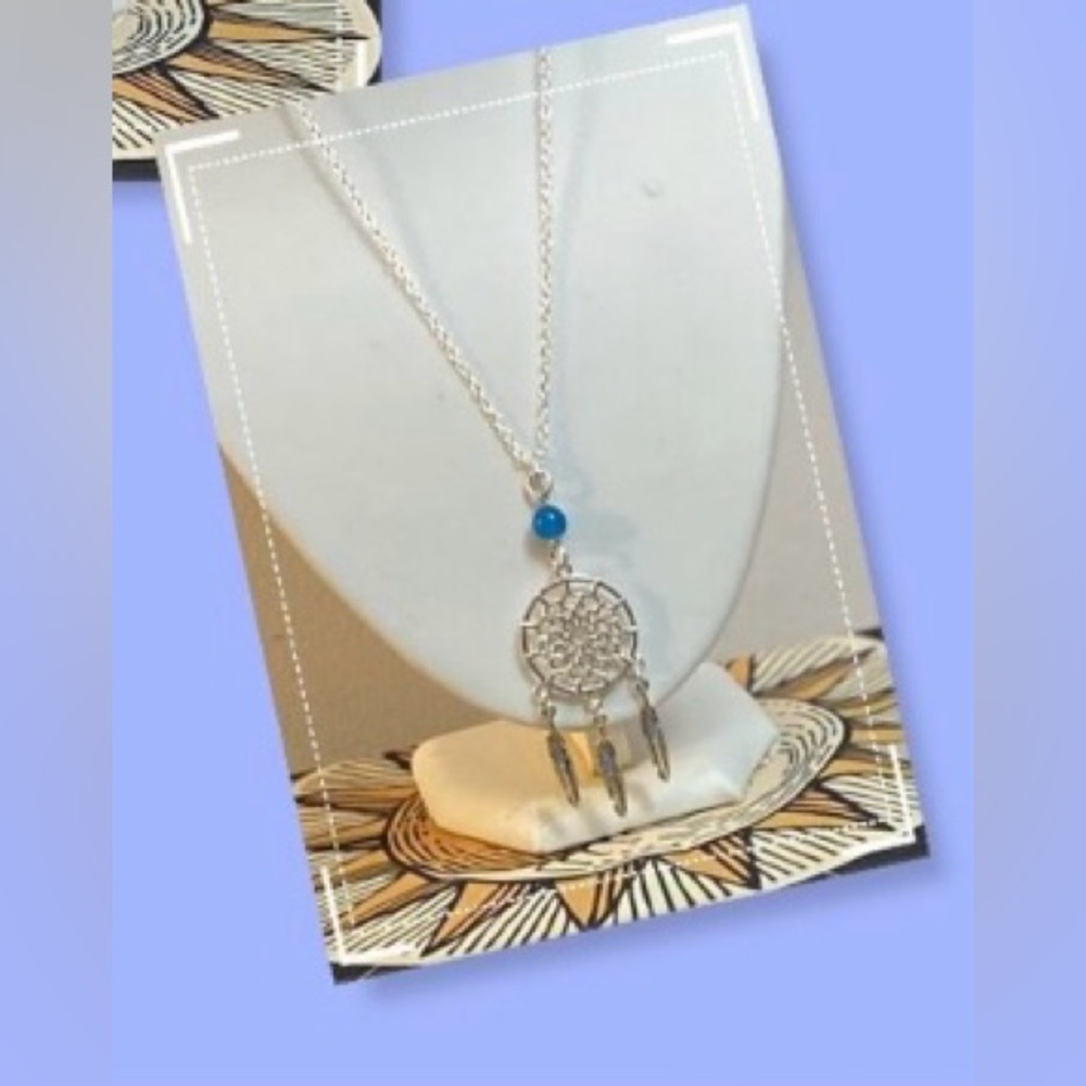 Dreamcatcher Agate crystal necklace #2